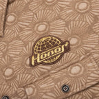 Floral Cover Shirt - Tan