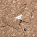 Floral Cover Shirt - Tan