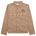 Floral Cover Shirt - Tan