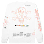 Follow The Numbers L/S Knit - White