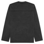 Football Crew Pigment Dyed - Washed Black