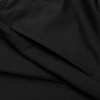 Slim Fit Formal Wool and Mohair Pants - Black