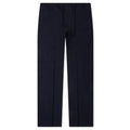 Slim Fit Formal Wool and Mohair Pants - Night Blue