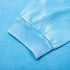 French L/S Tee - Cyan