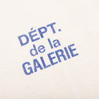 French S/S Tee - Cream/Blue