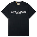 French Logo Lux Tee - Washed Black