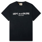 French Logo Lux Tee - Washed Black