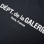 French Logo Lux Tee - Washed Black