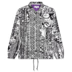 Acupuncture Coaches Jacket - Black/White