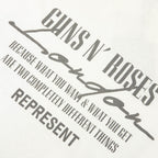 Represent x Guns N' Roses Cross T-Shirt - Washed Ecru