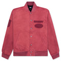 Ghost Logo Canvas Varsity - Red