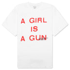 Girl Is A Gun T-Shirt - White
