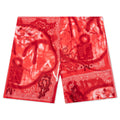 Long Swimwear - Red/White