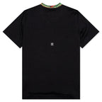 Slim Fit 4G Embroidery T-Shirt - Black