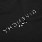 Slim Fit Reverse Print T-Shirt - Black