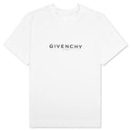 Slim Fit Reverse Print T-Shirt - White