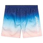 Gradient Printed Swim Shorts - Blue