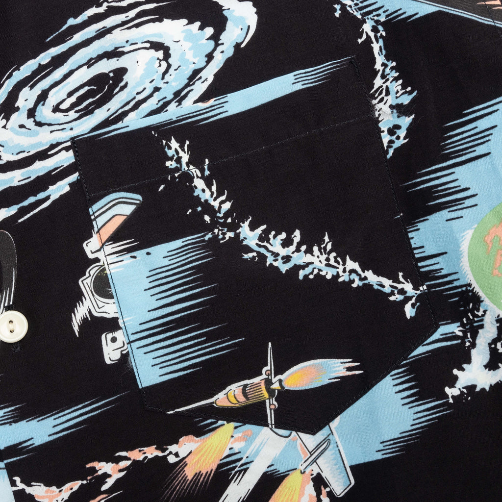 Graphic Aloha Shirt - Black