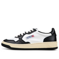 Autry Medalist Low Leather 'Black White' AULM-WB01