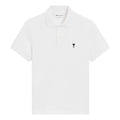 AMI Short Sleeve Ami de Heart Polo Shirt 'White' HPL411-760-100