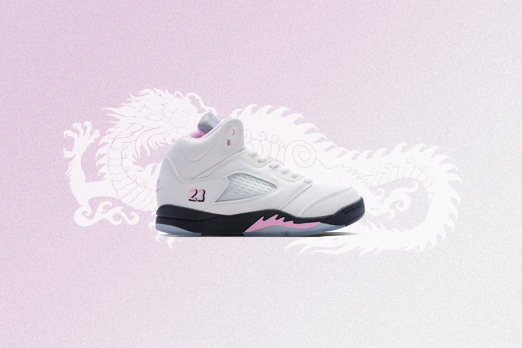 Air Jordan 5 Retro OG '35th Anniversary' (PS) - White/Black/Med Soft Pink/White