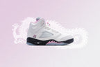 Air Jordan 5 Retro OG '35th Anniversary' (GS) - White/Black/Med Soft Pink/White