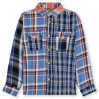 Crazy Check L/S Shirt - Blue