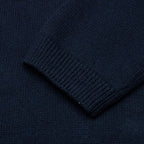 Heart Knit Sweater - Navy