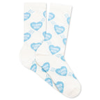 Heart Socks - Blue