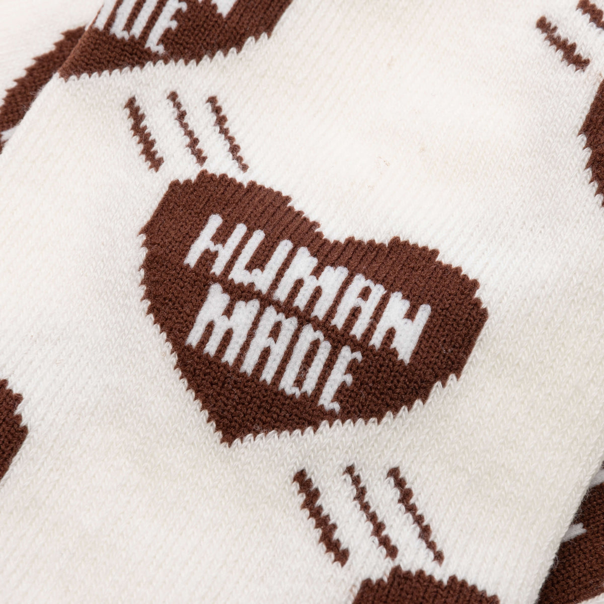 Heart Socks - Brown
