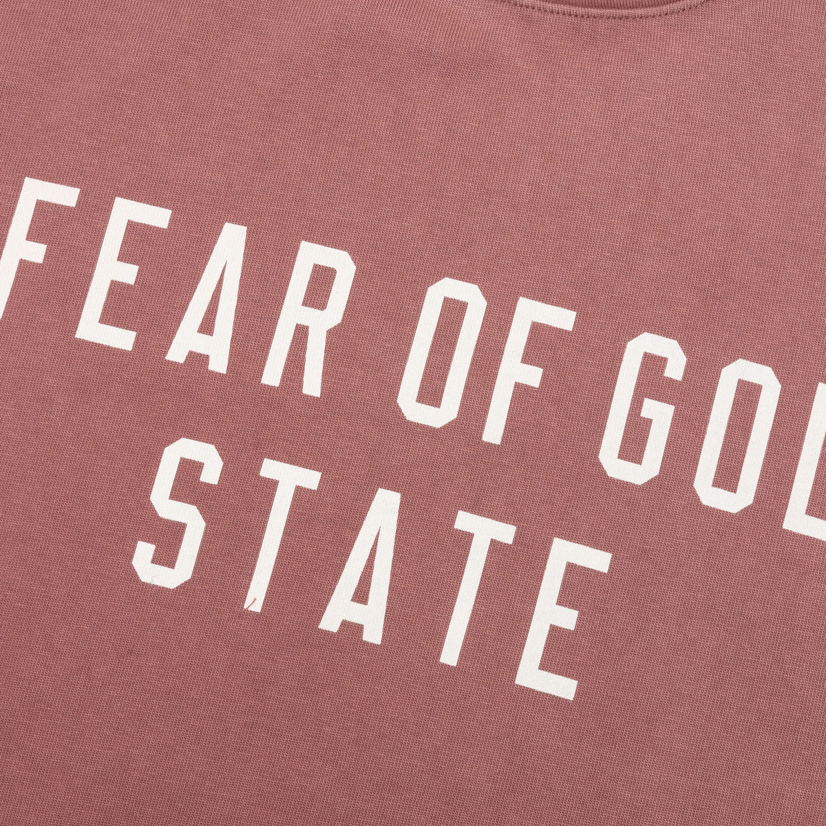 Heavy Crewneck Tee - Crimson