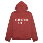 Heavy Fleece Fullzip Hoodie - Crimson