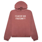 Heavy Fleece Hoodie - Crimson