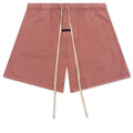 Heavy Fleece Soccer Short - Crimson