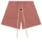 Heavy Fleece Soccer Short - Crimson