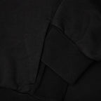 Heavy Fleece Vintage Shrunken Hoodie - Black