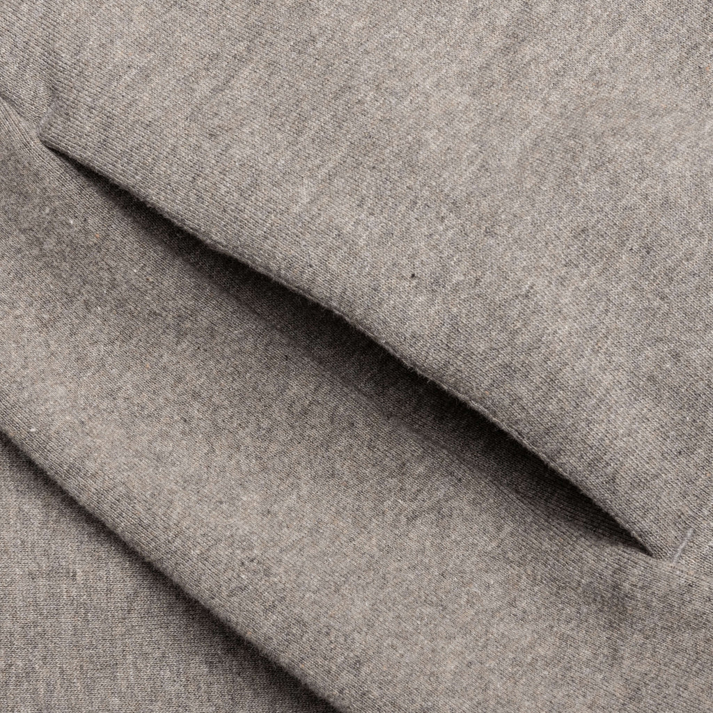 Heavy Fleece Vintage Shrunken Hoodie - Heather Gray