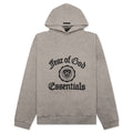 Heavy Fleece Vintage Shrunken Hoodie - Heather Gray
