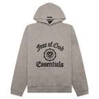 Heavy Fleece Vintage Shrunken Hoodie - Heather Gray
