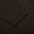 Heavy Waffle Cardigan - Brown