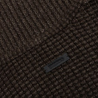 Heavy Waffle Cardigan - Brown