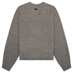 Heavy Waffle Cardigan - Heather Gray