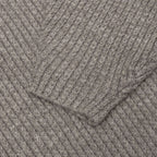Heavy Waffle Cardigan - Heather Gray