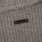 Heavy Waffle Cardigan - Heather Gray