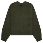 Heavy Waffle Cardigan - Military