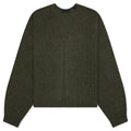 Heavy Waffle Cardigan - Military