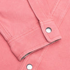 Heavy Washed Canvas Shirt - Berry