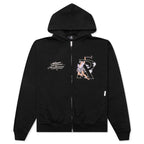 Hermes Zip Hoodie - Jet Black