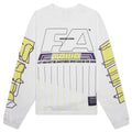 His Own Racing L/S Tee - Optic White