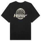 Honor Globe Logo Tee - Black